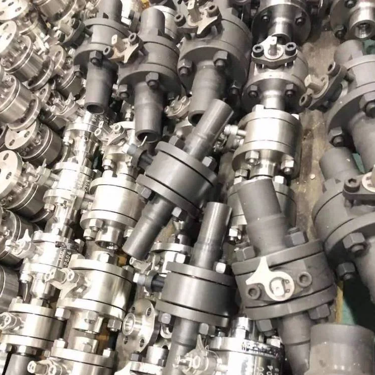 Q961F三片式電動焊接鍛鋼球閥 不銹鋼軟密封浮動式閥門