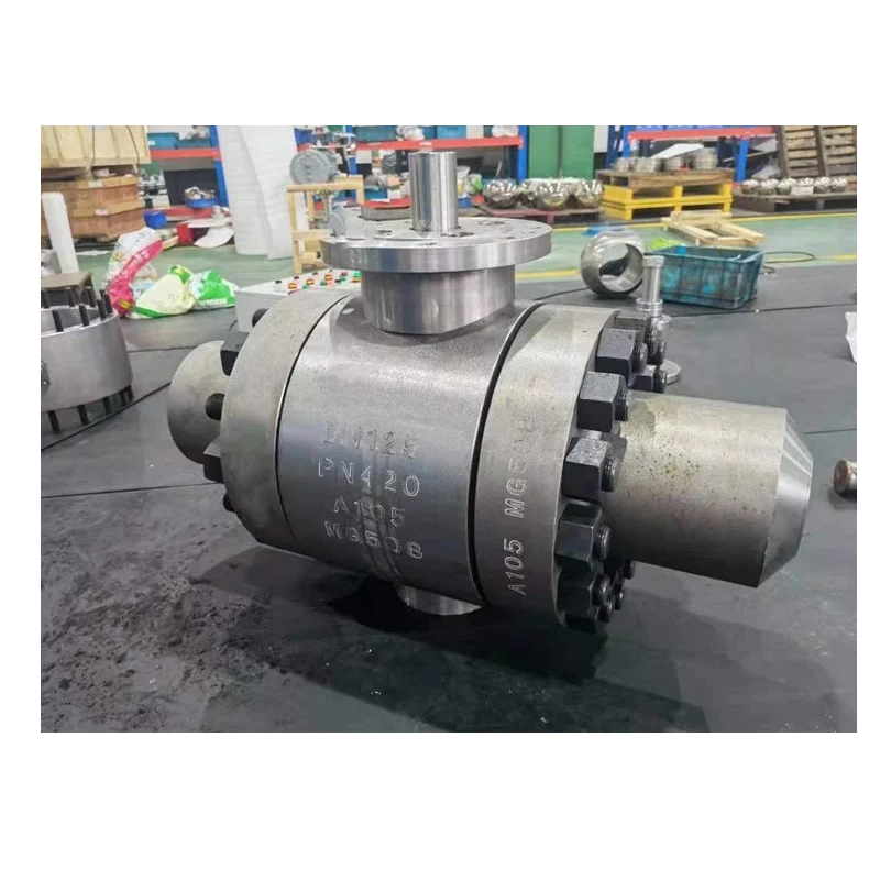 Q961F三片式電動焊接鍛鋼球閥 不銹鋼軟密封浮動式閥門